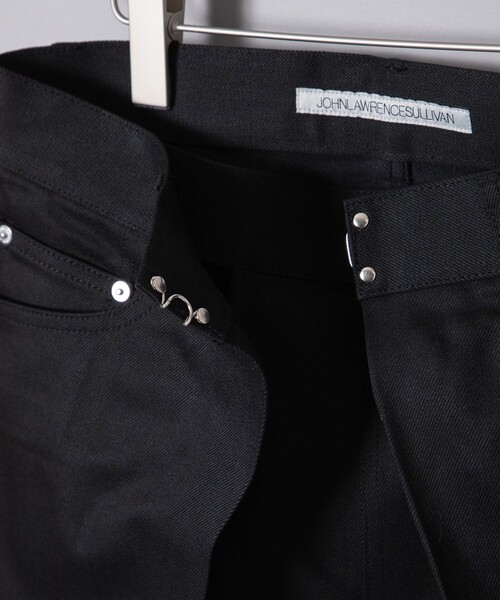 JOHN LAWRENCE SULLIVAN（ジョンローレンスサリバン）の「【JOHN LAWRENCE SULLIVANジョーンローレンスサリバン】RIGID DENIM WIDE PANTS（デニムパンツ・メンズ・ブラック/インディゴブルー・44/46）」の10枚目の写真