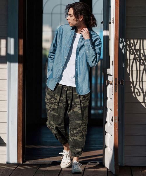 CAMBIO(カンビオ)の「mp13247-Camouflage Ripstop Balloon Jogger Pants ミリタリーバルーンパンツ(その他パンツ・メンズ・タイガーカモ/グレー系カモフラージュ/ウッドランド・S/M/L)」の15枚目の写真