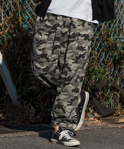 CAMBIO(カンビオ)の「mp13247-Camouflage Ripstop Balloon Jogger Pants ミリタリーバルーンパンツ(その他パンツ・メンズ・タイガーカモ/グレー系カモフラージュ/ウッドランド・S/M/L)」の16枚目の写真