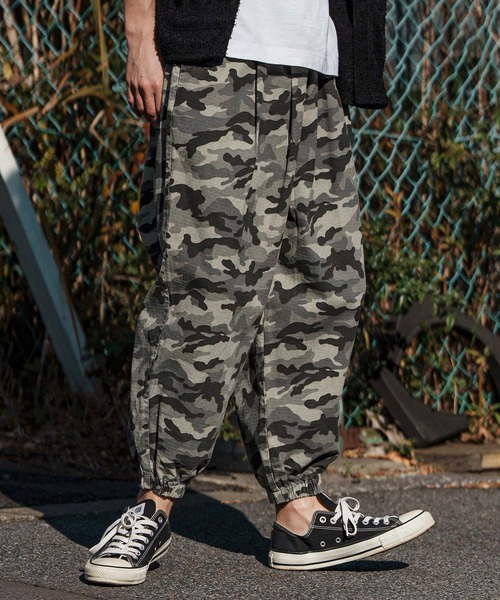 CAMBIO(カンビオ)の「mp13247-Camouflage Ripstop Balloon Jogger Pants ミリタリーバルーンパンツ(その他パンツ・メンズ・タイガーカモ/グレー系カモフラージュ/ウッドランド・S/M/L)」の17枚目の写真