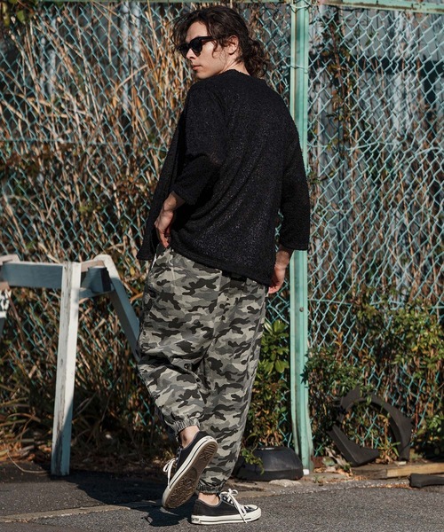 CAMBIO(カンビオ)の「mp13247-Camouflage Ripstop Balloon Jogger Pants ミリタリーバルーンパンツ(その他パンツ・メンズ・タイガーカモ/グレー系カモフラージュ/ウッドランド・S/M/L)」の21枚目の写真