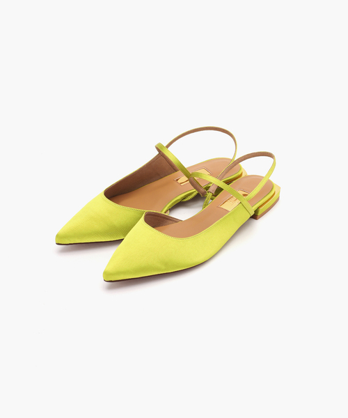 GRISEポインテッドストラップスリングバック 24.5㎝ 追加》GRISEポインテッドストラップスリングバック（フラットシューズ