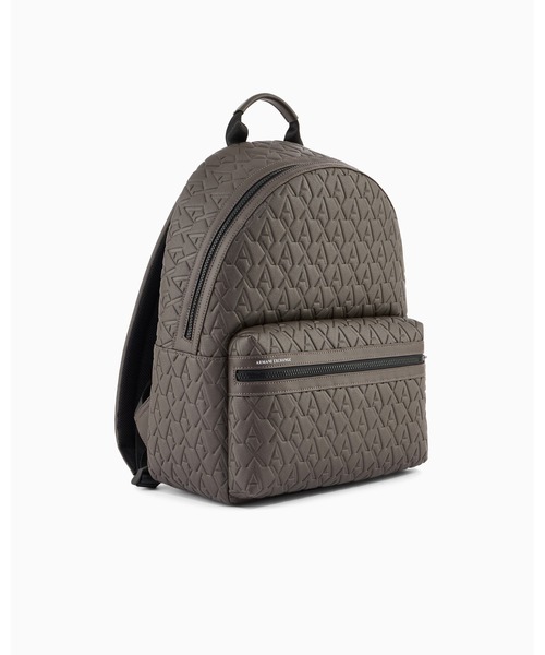 ARMANI EXCHANGE(アルマーニエクスチェンジ)の「【A|X アルマーニ エクスチェンジ】オールオーバーエンボスロゴ バックパック(EC限定カラー含)(バックパック/リュック・メンズ・ブラック/ブラウン/ホワイト・FREE)」の6枚目の写真