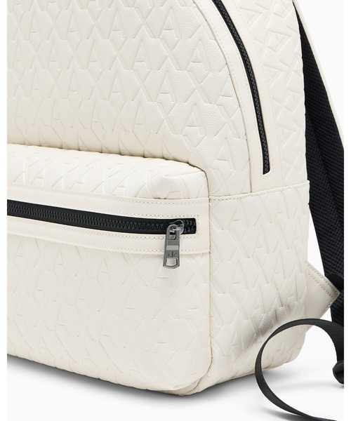 ARMANI EXCHANGE(アルマーニエクスチェンジ)の「【A|X アルマーニ エクスチェンジ】オールオーバーエンボスロゴ バックパック(EC限定カラー含)(バックパック/リュック・メンズ・ブラック/ブラウン/ホワイト・FREE)」の18枚目の写真