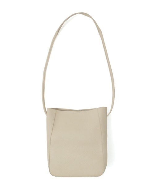 Fashion Letter（ファッションレター）の「フェイクレザー スクエアショルダーバッグ（ショルダーバッグ・レディース・ベージュ/ブラック・FREE）」の12枚目の写真