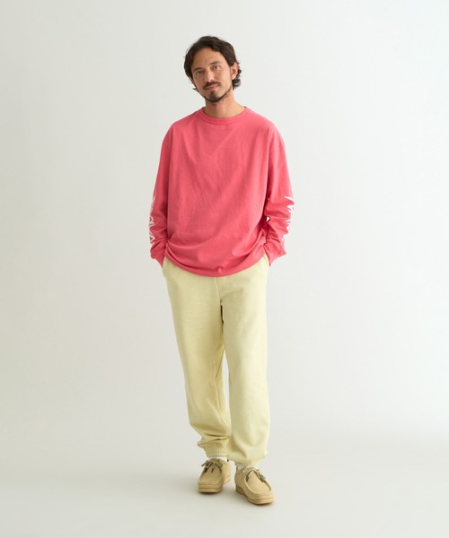NANGA(ナンガ)の「ECOHYBRID SLV LOGO L/S TEE / エコハイブリッド スリーブ ロゴ ロングスリーブティー(Tシャツ/カットソー・メンズ・ホワイト/ブラック/サーモンピンク/ダークネイビー・XL/L/M/S)」の13枚目の写真