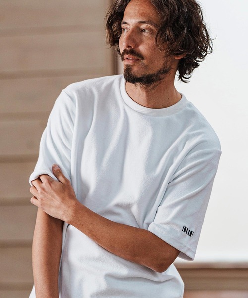 felkod（フィルコッド）の「mt9503- Cotton Pile Cut sew Tシャツ（Tシャツ/カットソー・メンズ・ホワイト/ブラック/トップグレー・L/M/S）」の2枚目の写真