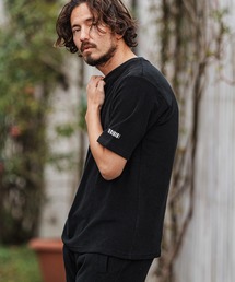 felkod | mt9503- Cotton Pile Cut sew Tシャツ(Tシャツ/カットソー)