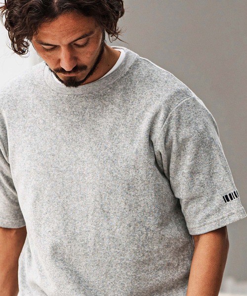felkod（フィルコッド）の「mt9503- Cotton Pile Cut sew Tシャツ（Tシャツ/カットソー・メンズ・ホワイト/ブラック/トップグレー・L/M/S）」の6枚目の写真
