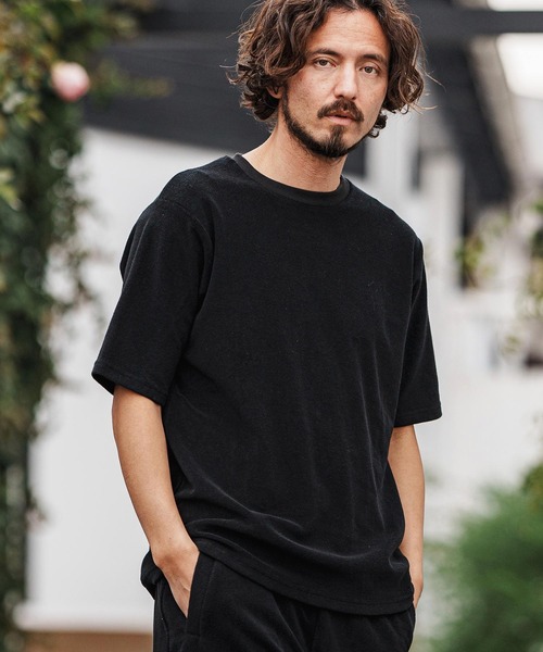 felkod（フィルコッド）の「mt9503- Cotton Pile Cut sew Tシャツ（Tシャツ/カットソー・メンズ・ホワイト/ブラック/トップグレー・L/M/S）」の10枚目の写真