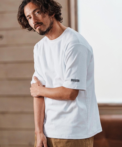 felkod（フィルコッド）の「mt9503- Cotton Pile Cut sew Tシャツ（Tシャツ/カットソー・メンズ・ホワイト/ブラック/トップグレー・L/M/S）」の15枚目の写真