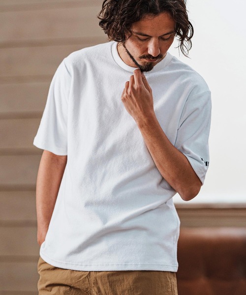 felkod（フィルコッド）の「mt9503- Cotton Pile Cut sew Tシャツ（Tシャツ/カットソー・メンズ・ホワイト/ブラック/トップグレー・L/M/S）」の17枚目の写真