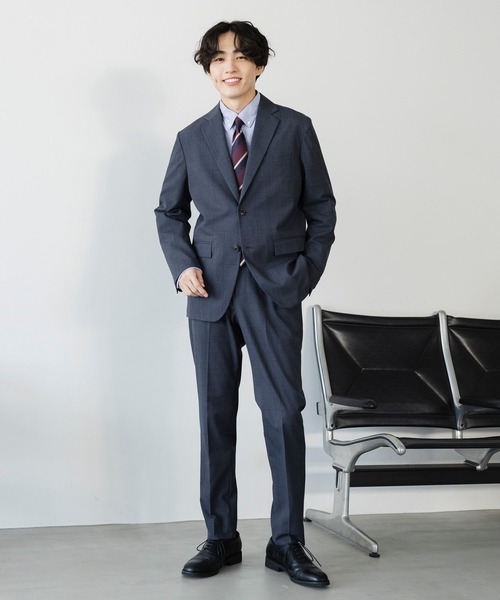 GLOBAL WORK（グローバルワーク）の「アーバンスラックス/丈長め/一部店舗限定/253478（スラックス・メンズ・ブラック/グレー系その他4/ブルー系その他7/ダークブルー/グレー/チャコールグレー・SMALL/LARGE/MEDIUM/X-LARGE）」の10枚目の写真