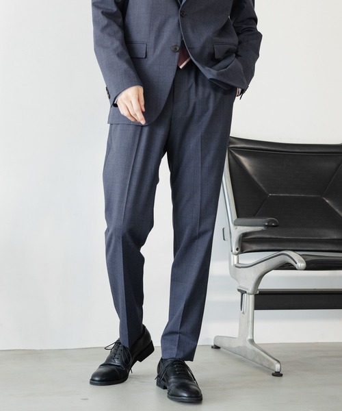 GLOBAL WORK（グローバルワーク）の「アーバンスラックス/丈長め/一部店舗限定/253478（スラックス・メンズ・ブラック/グレー系その他4/ブルー系その他7/ダークブルー/グレー/チャコールグレー・SMALL/LARGE/MEDIUM/X-LARGE）」の8枚目の写真