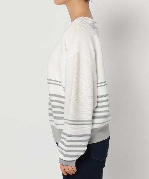 FOUND GOOD（ファウンドグッド）の「14G2WAYドルマンニット（ニット/セーター・レディース・ベージュ/ブラック/ブルー系2/グレー系5/ネイビー・S/L/M）」の20枚目の写真