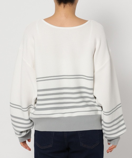 FOUND GOOD（ファウンドグッド）の「14G2WAYドルマンニット（ニット/セーター・レディース・ベージュ/ブラック/ブルー系2/グレー系5/ネイビー・S/L/M）」の21枚目の写真