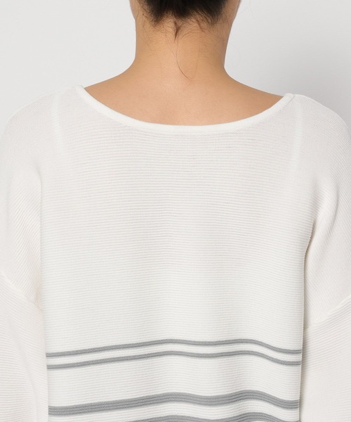 FOUND GOOD（ファウンドグッド）の「14G2WAYドルマンニット（ニット/セーター・レディース・ベージュ/ブラック/ブルー系2/グレー系5/ネイビー・S/L/M）」の14枚目の写真