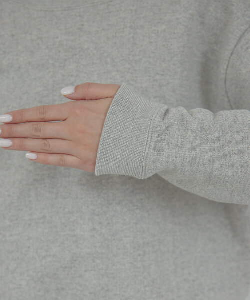 セール】【HERITANOVUM】レース付き裏毛スウェット（Tシャツ