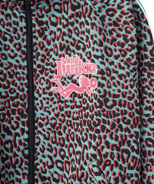 HYSTERIC GLAMOUR（ヒステリックグラマー）の「VINYL JUNKIE トラックジャケット（ブルゾン・メンズ・ブルー系その他/グリーン系その他・X-LARGE/LARGE/MEDIUM/SMALL）」の4枚目の写真