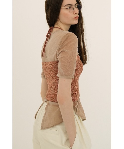 tシャツ CLANE/クラネ/HEATHER COTTON KNIT TUBETOP レディース メンズ HEATHER COTTON KNIT TUBETOP｜TOPS(トップス)｜CLANE OFFICIAL