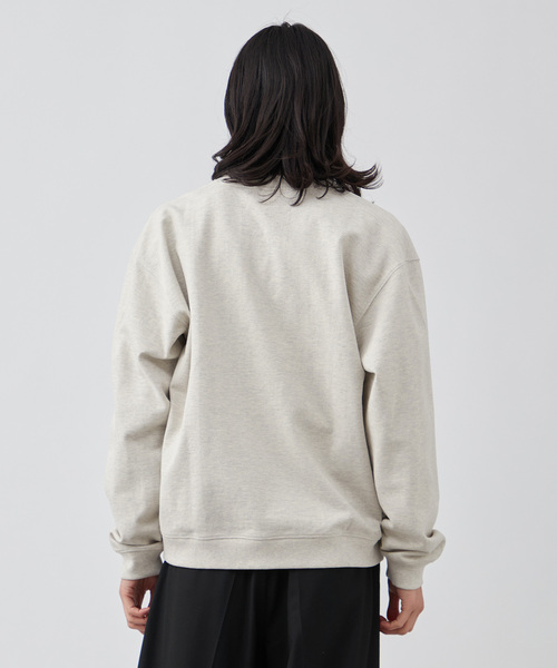 B.C STOCK（ベーセーストック）の「【ANTS & ELEPHANTS】ジップ ヘンリーネックスウェット（スウェット・メンズ・ネイビー/レッド/チャコールグレー・MEDIUM/LARGE）」の7枚目の写真