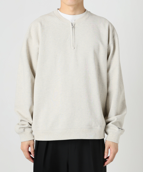 B.C STOCK（ベーセーストック）の「【ANTS & ELEPHANTS】ジップ ヘンリーネックスウェット（スウェット・メンズ・ネイビー/レッド/チャコールグレー・MEDIUM/LARGE）」の16枚目の写真