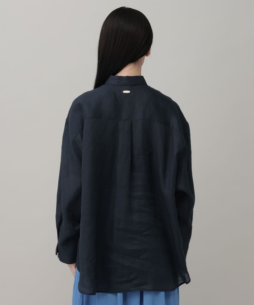 A part by（アパートバイ）の「ルランゼフィールリネンシャツ（シャツ/ブラウス・レディース・ブラウン/ピンク系その他/ライトベージュ/オフホワイト/レッド/ネイビー・FREE）」の22枚目の写真