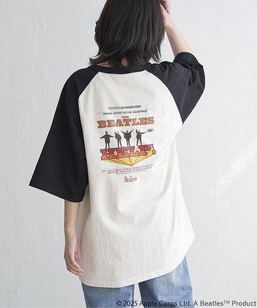別注】THE BEATLES ザ ビートルズ HELPラグランTシャツ（Tシャツ