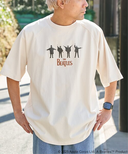 新品 タグ付き THE BEATLES ラグランT ビートルズ ヘルプ Tシャツ The Beatles tシャツ 「別注」THE BEATLES ザ ビートルズ HELP
