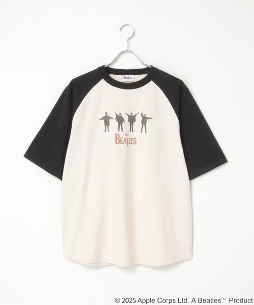 セール】【別注】THE BEATLES ザ ビートルズ HELPラグランT