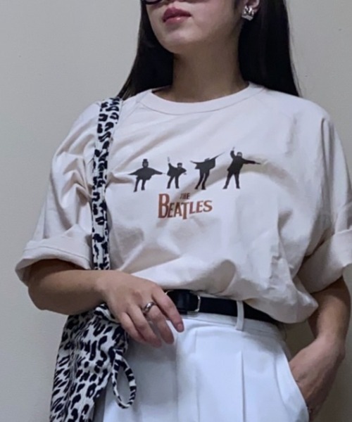 The Beatles(ザビートルズ)の「【別注】THE BEATLES ザ ビートルズ HELPラグランTシャツ(Tシャツ/カットソー・メンズ・オフホワイト/その他2/ネイビー/その他1・M/LL/L)」の19枚目の写真