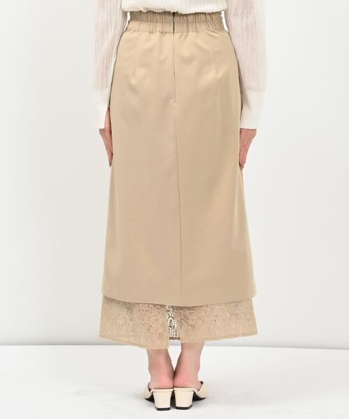 COHINA(コヒナ)の「ピーチスキンセパレートレーススカート 【低身長・小柄女性】(スカート・レディース・ベージュ/ホワイト/ブラック・XS/S)」の17枚目の写真