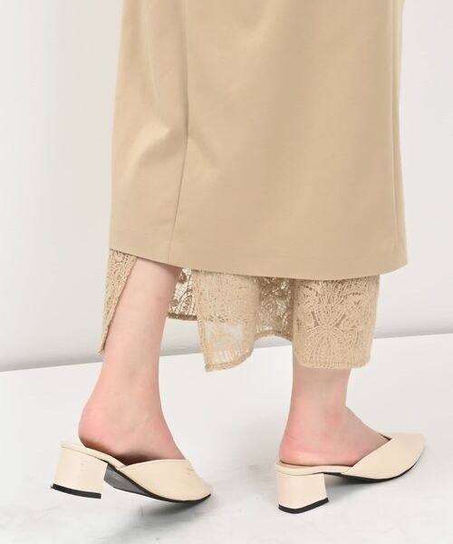 COHINA(コヒナ)の「ピーチスキンセパレートレーススカート 【低身長・小柄女性】(スカート・レディース・ベージュ/ホワイト/ブラック・XS/S)」の15枚目の写真