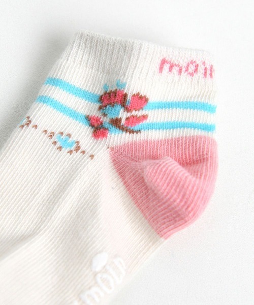 moimoln（モイモルン）の「【３点セット】フォーミングソックス（ソックス/靴下・キッズ・アイボリー・10cm/12cm/14cm/16cm/18cm）」の3枚目の写真