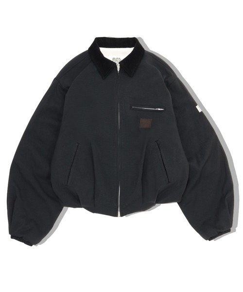 elephant TRIBAL fabrics（エレファントトライバルファブリックス）の「elephant TRIBAL fabrics Puffer Tuck Work Jacket（ブルゾン・メンズ・ブラック/グレー/ベージュ・FREE）」の8枚目の写真