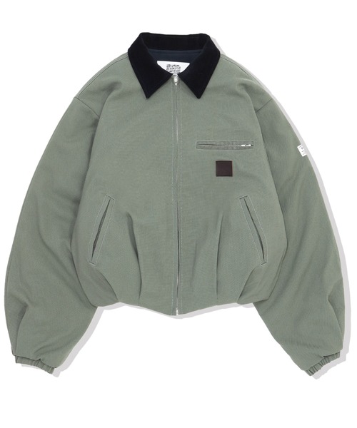 elephant TRIBAL fabrics（エレファントトライバルファブリックス）の「elephant TRIBAL fabrics Puffer Tuck Work Jacket（ブルゾン・メンズ・ブラック/グレー/ベージュ・FREE）」の12枚目の写真