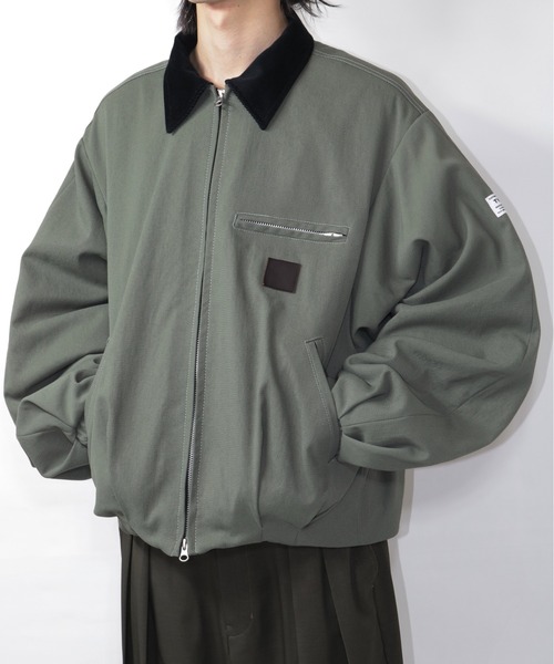 elephant TRIBAL fabrics（エレファントトライバルファブリックス）の「elephant TRIBAL fabrics Puffer Tuck Work Jacket（ブルゾン・メンズ・ブラック/グレー/ベージュ・FREE）」の14枚目の写真