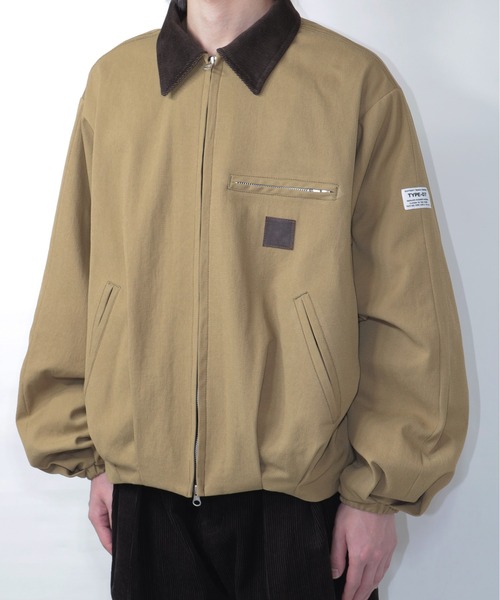 elephant TRIBAL fabrics（エレファントトライバルファブリックス）の「elephant TRIBAL fabrics Puffer Tuck Work Jacket（ブルゾン・メンズ・ブラック/グレー/ベージュ・FREE）」の18枚目の写真