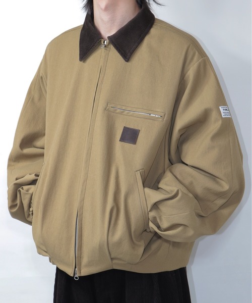 elephant TRIBAL fabrics（エレファントトライバルファブリックス）の「elephant TRIBAL fabrics Puffer Tuck Work Jacket（ブルゾン・メンズ・ブラック/グレー/ベージュ・FREE）」の19枚目の写真