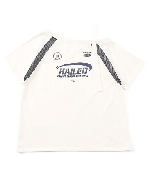 algy(アルジー)の「ゲームワンショル半袖T(Tシャツ/カットソー・キッズ・オフホワイト/サックスブルー/ブラック・MEDIUM/SMALL/X-SMALL/XX-SMALL)」の13枚目の写真