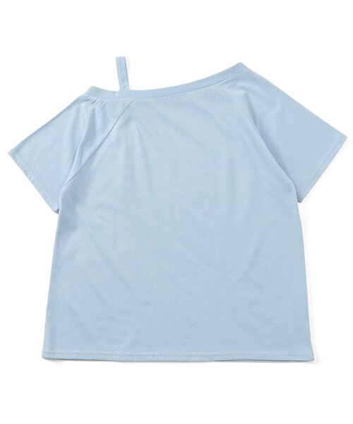 algy(アルジー)の「ゲームワンショル半袖T(Tシャツ/カットソー・キッズ・オフホワイト/サックスブルー/ブラック・MEDIUM/SMALL/X-SMALL/XX-SMALL)」の4枚目の写真