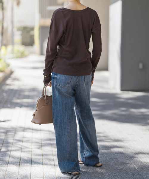 Spick & Span(スピックアンドスパン)の「RED CARD TOKYO / レッドカード トーキョー MANOA(デニムパンツ・レディース・スカイブルー/ブルー・23/24/25/26)」の4枚目の写真