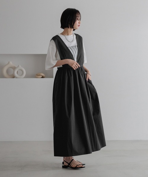 LOWRYS FARM（ローリーズファーム）の「２ＷＡＹシアーキリカエワンピース　289050（ワンピース・レディース・ベージュ/チャコールグレー/ブラック・FREE）」の18枚目の写真