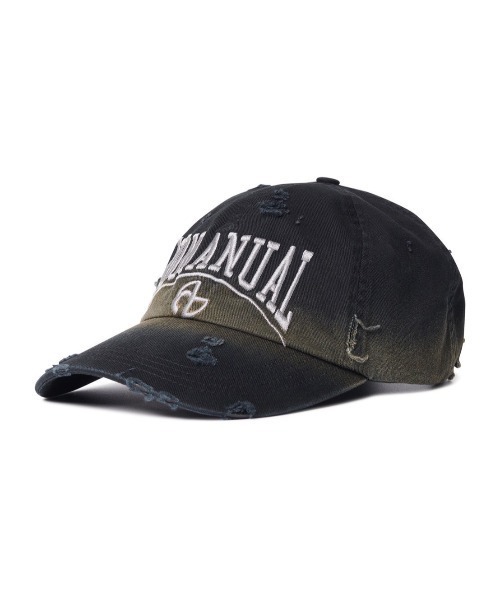 日本未入荷NOMANUALのDESTROYED BALL CAP 全3色 NOMANUAL】DESTROYED BALL CAP | OUR BRAND,NOMANUAL | PRESSING