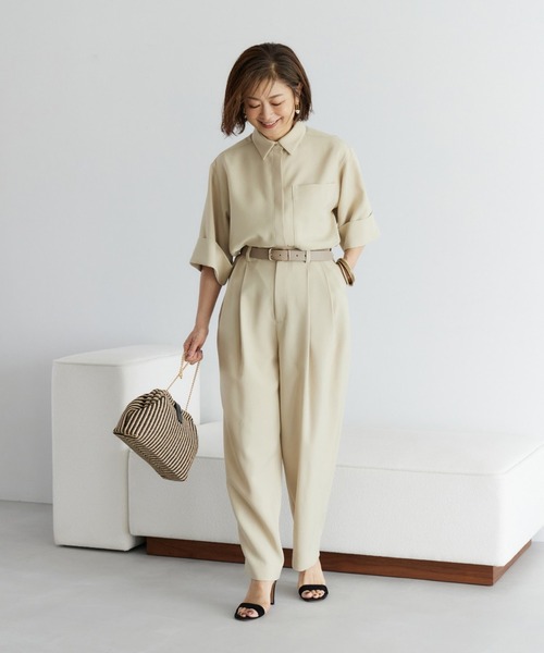 セール】【三尋木奈保コラボ】辛口モードなワイドスリーブシャツ