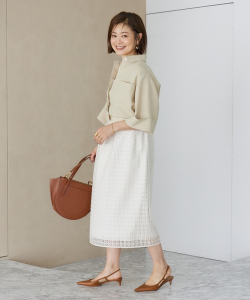 セール】【三尋木奈保コラボ】辛口モードなワイドスリーブシャツ