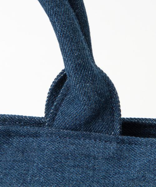 Ray BEAMS(レイビームス)の「Ray BEAMS / パール ボーダー トート(トートバッグ・レディース・ホワイト/インディゴブルー・ONE SIZE)」の14枚目の写真