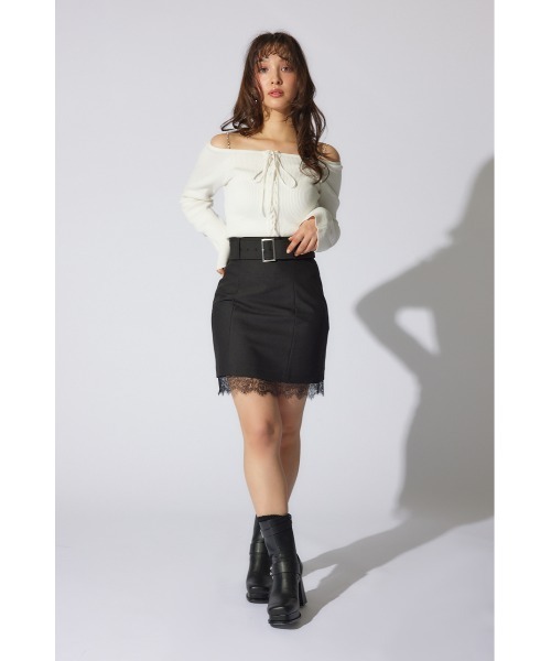 rienda（リエンダ）の「メニーウェイオフショルニットトップス 春服（ニット/セーター・レディース・ブラウン/ホワイト/ライトピンク/ブラック・FREE）」の8枚目の写真