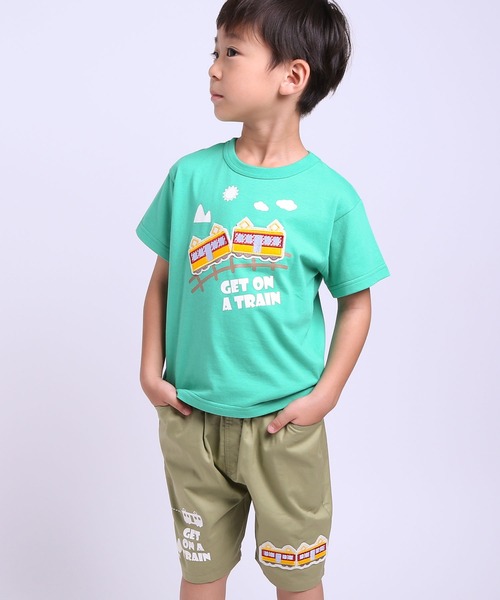 DILASH(ディラッシュ)の「トレインワッペンハーフパンツ(チノパンツ・キッズ・マスタード/カーキ・80/90/100/110/120/130)」の7枚目の写真