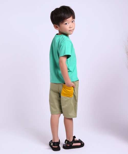 DILASH(ディラッシュ)の「トレインワッペンハーフパンツ(チノパンツ・キッズ・マスタード/カーキ・80/90/100/110/120/130)」の10枚目の写真